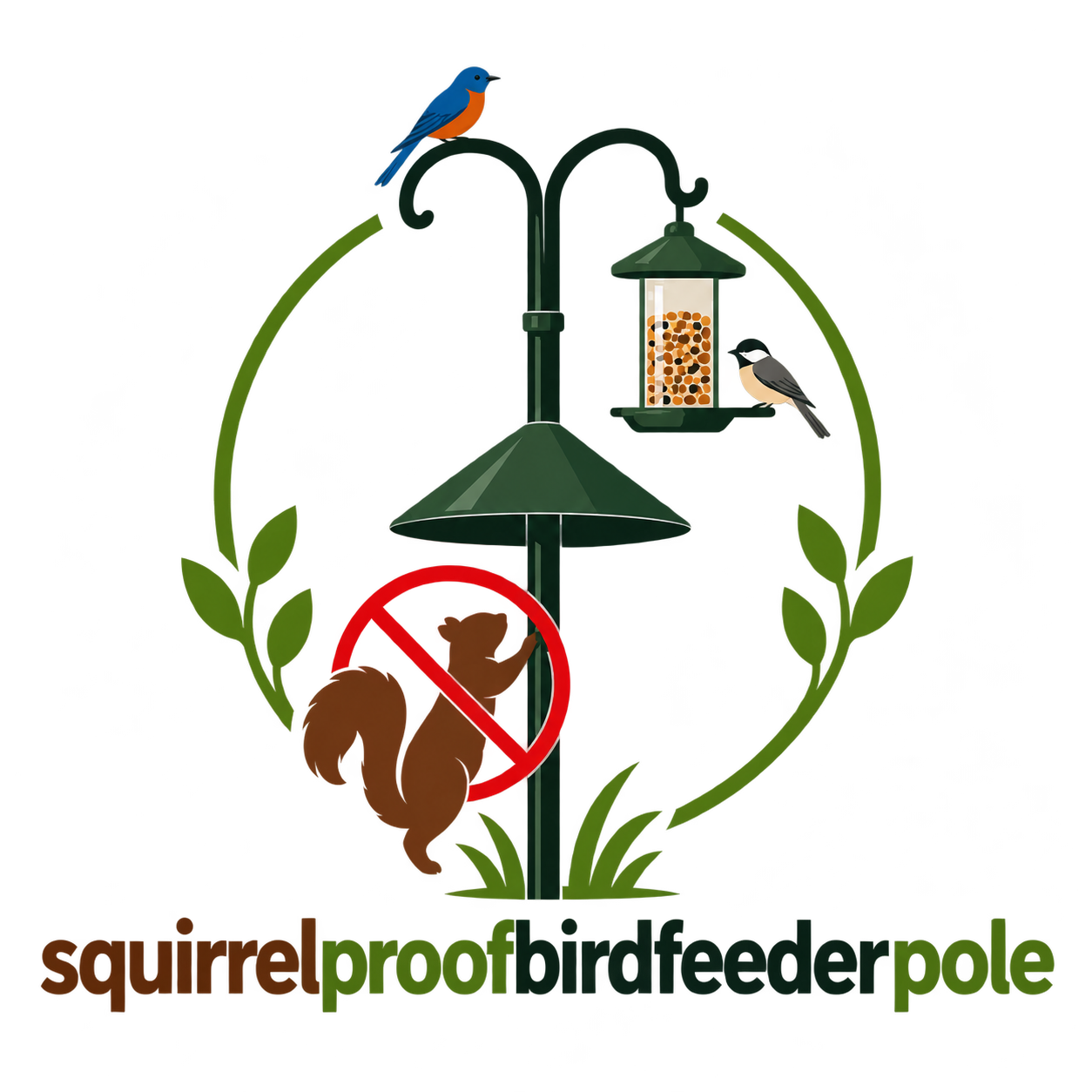 Squirrel Proof Bird Feeder Pole
